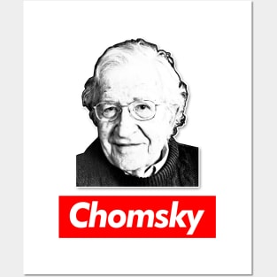 Noam Chomsky Retro 90s Tribute Styled Design Posters and Art